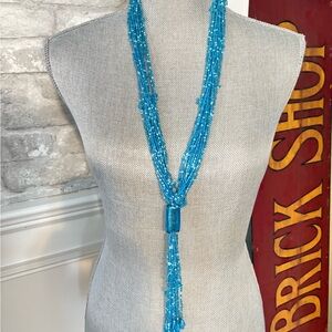 Chic Turquoise Beaded Necklace